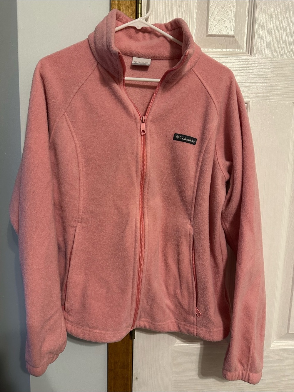 Columbia Women’s Pink Full-Zip Fleece Jacket